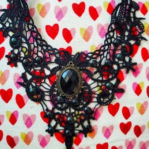 Black Gothic Choker Necklace